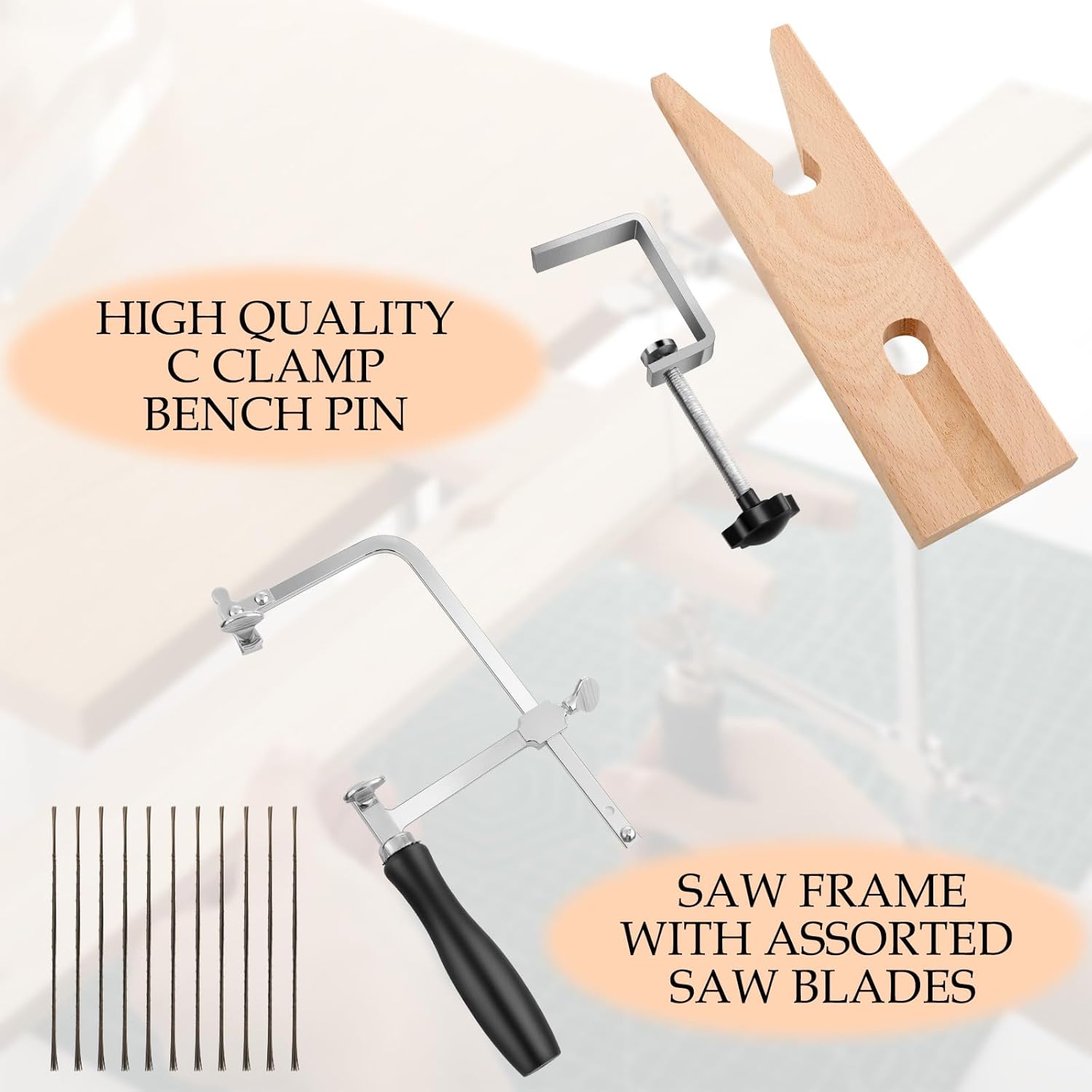 Jewelry Making Machines - 3-in-1 Adjustable Jeweler's Saw Set with