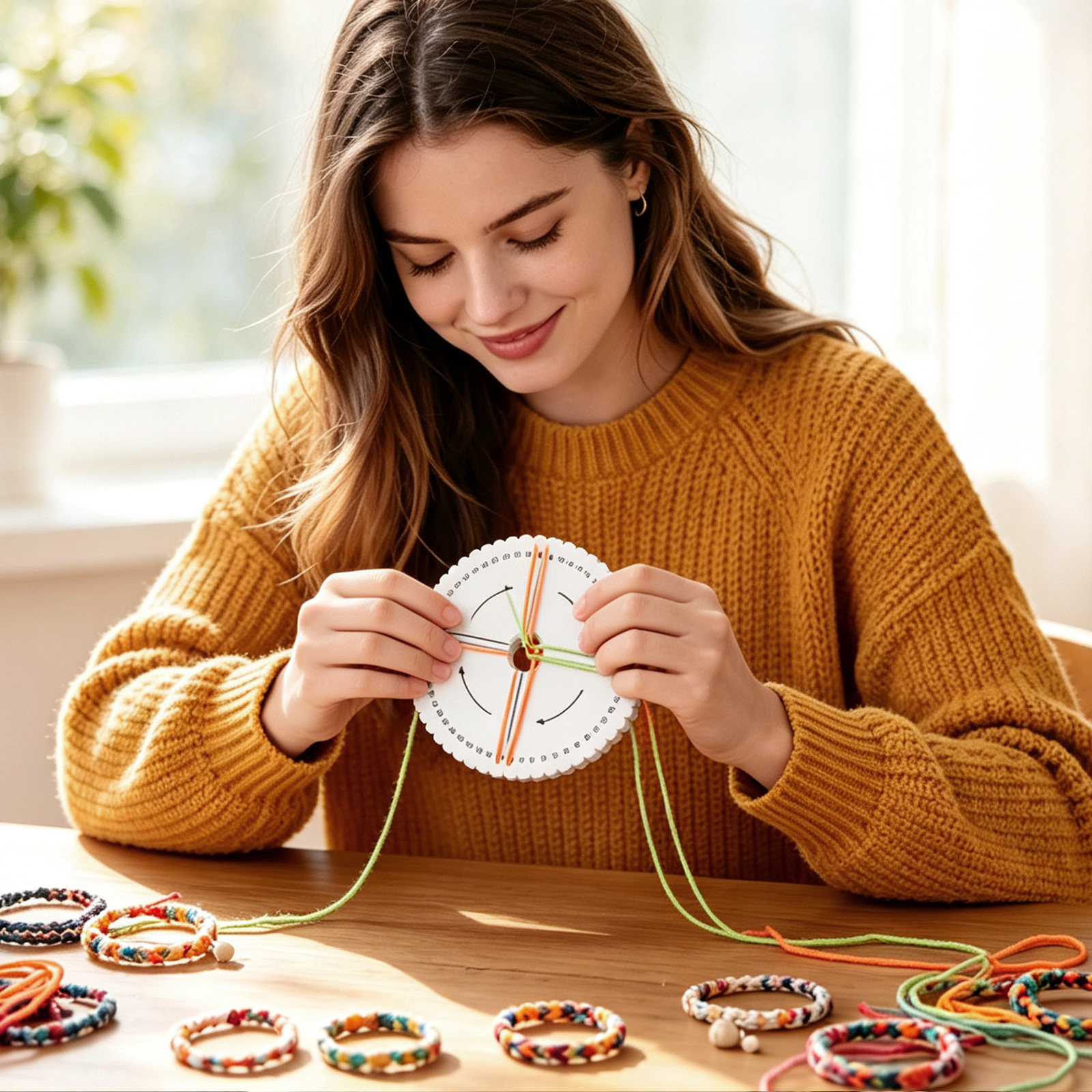 Jewelry Making Board - Round Kumihimo Braiding Plates 5 Pack