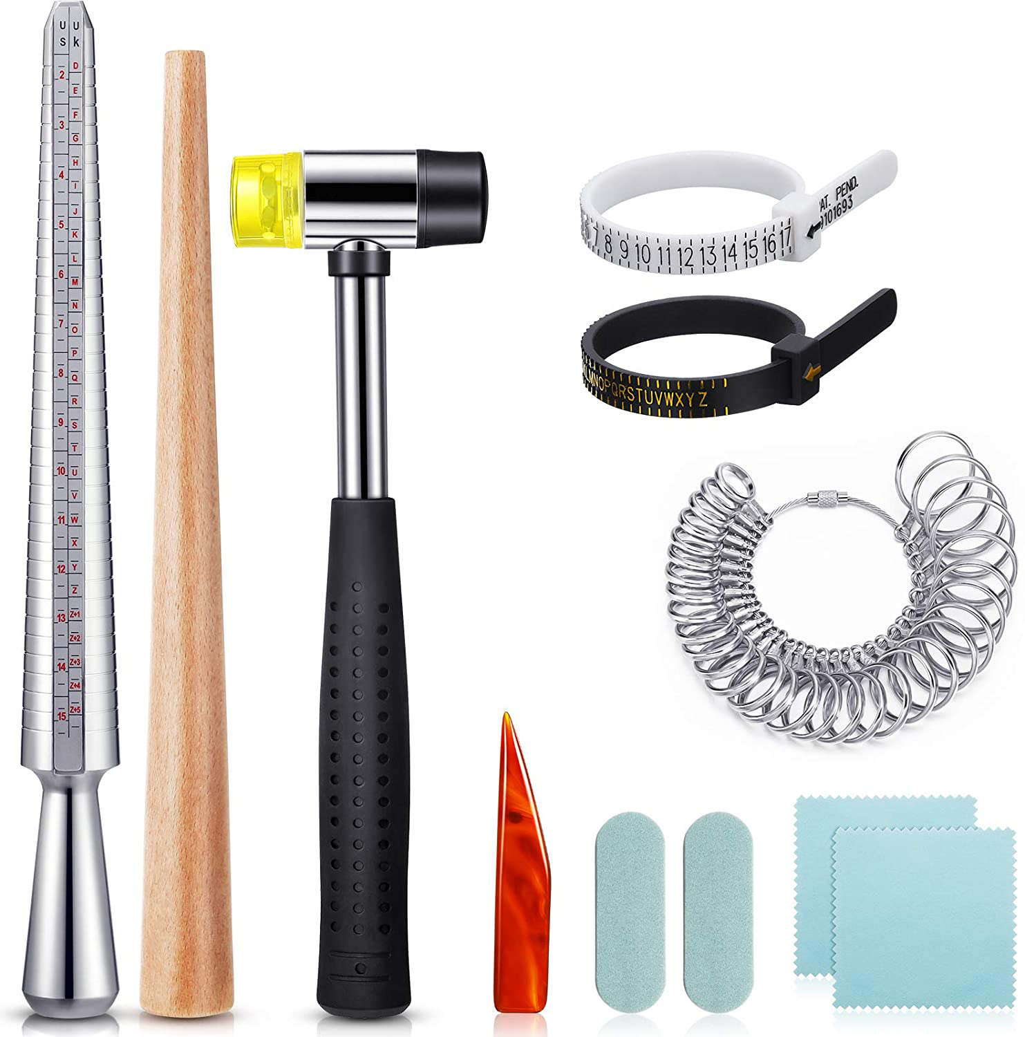 11 Pieces Of US UK Ring Mandre - огляд і ціна Jewelry Making Machines