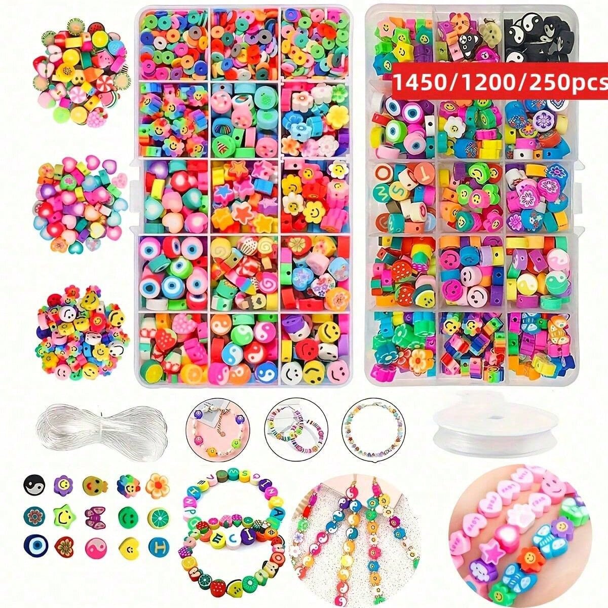 1450/1200/250pcs Polymer Clay  - огляд і ціна Jewelry Making At Home