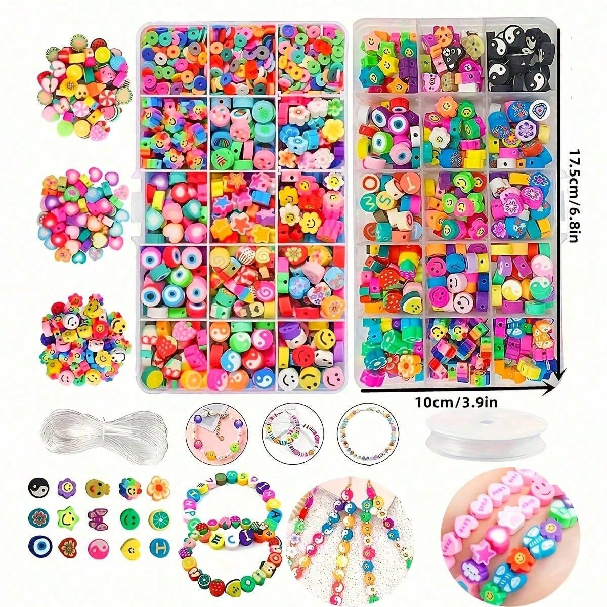 1450/1200/250pcs Polymer Clay  - огляд і ціна Jewelry Making At Home