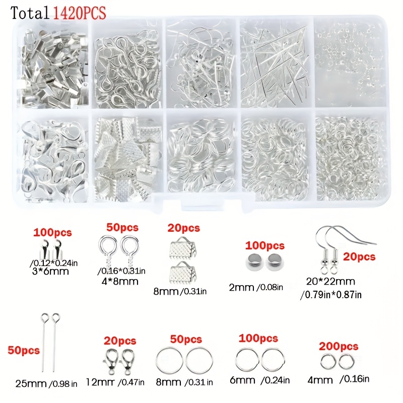 1420pcs 1box Jewelry Findings  - огляд і ціна Jewelry Making At Home