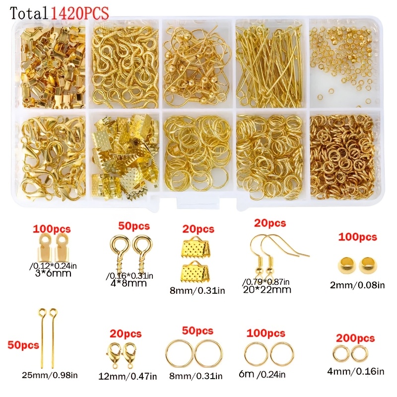 1420pcs 1box Jewelry Findings  - огляд і ціна Jewelry Making At Home