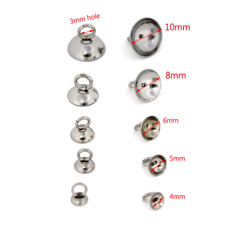 20Pcs 4/5/6/8/10mm Stainless S - огляд і ціна Jewelry Making At Home